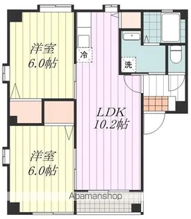 アヴェーク土居田【102号室】の間取り