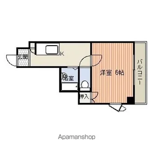 A.REK TENPOZAN【6階】の間取り