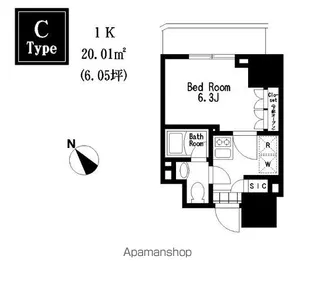 レジディア大森Ⅲ【12階】の間取り