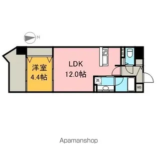 シャトー&ホテル名駅南1ST【10階】の間取り