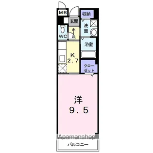 アルドール【2階】の間取り