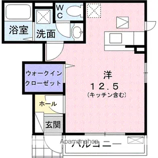 グレイシャス【1階】の間取り