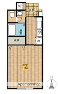 スカイライト【502号室】の間取り