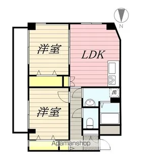 ファインクレスト伊勢町【3階】の間取り