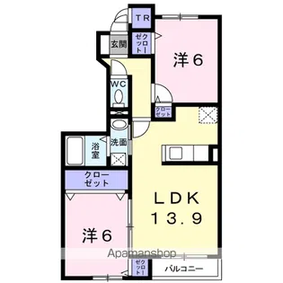 ドリームズⅡ【1階】の間取り