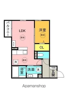 シャンス【203号室】の間取り