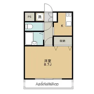 グラシューズ大塚【102号室】の間取り