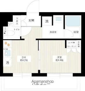 ARCOBALENO ITABASHISAKURAGAWA【301号室号室】の間取り