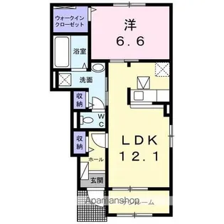 グレイス高松Ⅰ A【1階】の間取り