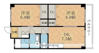 リュミエール高谷【4階】の間取り