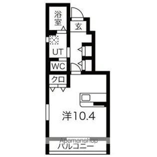 コンフォートルーチェA【1階】の間取り