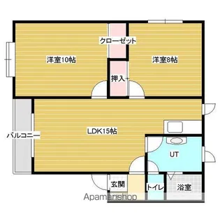 エーデルワイスⅡ【2階】の間取り