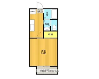 ハイツラディッシュ【2階】の間取り