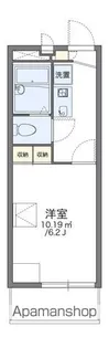 レオパレスハーモニーランドⅠ【3階】の間取り
