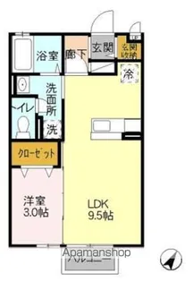 ラ・フォーレ リーヴⅡ【2階】の間取り