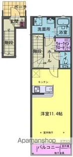 ポラリスK【202号室】の間取り
