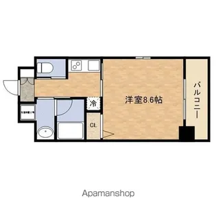 アヴァンドールIZUMISANOフロント・アヴァンドール泉佐野【901号室】の間取り