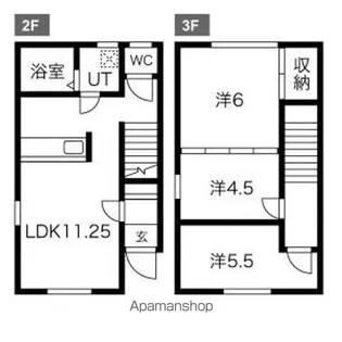 コーポラス35【1号室】の間取り