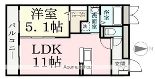 アメージングハート【3階】の間取り
