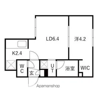 ACTIVAT元町(アクティベイト) 仮) 北25条東16丁目M【3階】の間取り