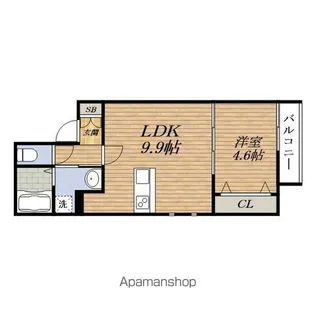 LA−CREA SUITA【2階】の間取り