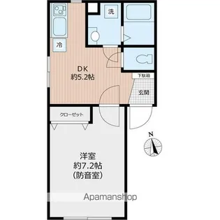 ジュエシュピーレン蓮根【4階】の間取り