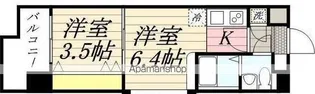 NO.55 WES−PROJECT55博多【12階】の間取り