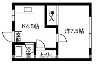 グリーンハイツ【103号室】の間取り