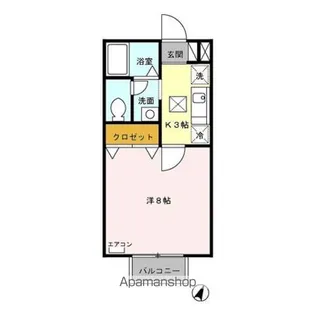 セジュールKⅢ【1階】の間取り