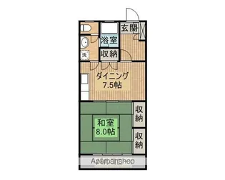 ロイヤル早鈴【1階】の間取り