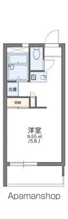 レオパレスマツナミ【1階】の間取り