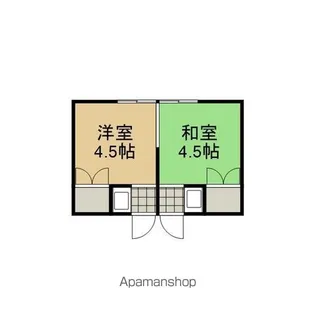 片山館【303号室】の間取り