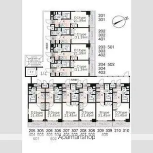サムティレジデンス横濱磯子【2階】の間取り