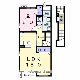 サウスレジデンスⅡ【2階】の間取り