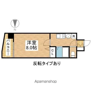 ヒルズ新栄【405号室】の間取り
