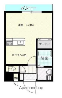 アルカディア太田(1K)【305号室】の間取り