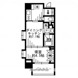 レジディア池尻大橋【2階】の間取り