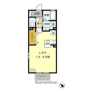 サンルミエール【205号室】の間取り