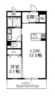 PASSAGE【3階】の間取り