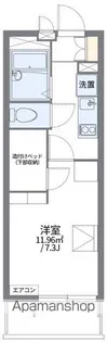 レオパレス山竹Ⅱ【208号室】の間取り