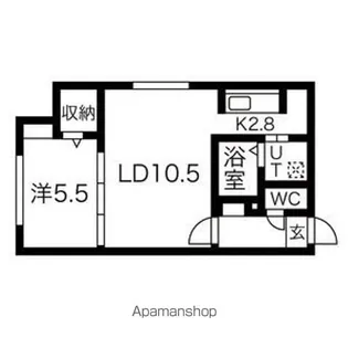 BELLA CASA【2階】の間取り