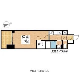 プレサンス栄ライズ【6階】の間取り