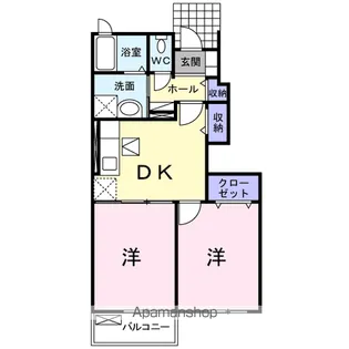 Y’S グランノエル【1階】の間取り