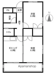 ルミネ中沢【305号室】の間取り