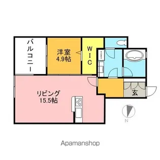 ライオンズ赤坂セントマークス【9階】の間取り