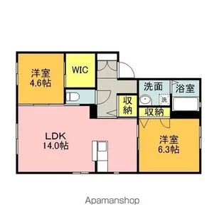 メゾン ド ボヌール C棟【1階】の間取り