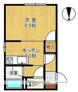 シャトーリラ【206号室】の間取り