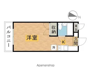 アートイン八王子【204号室】の間取り