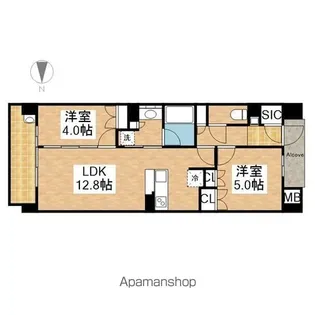 GRANPASEO丸の内【6階】の間取り