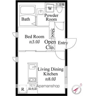 CASA GRAZIE 東日暮里【2階】の間取り